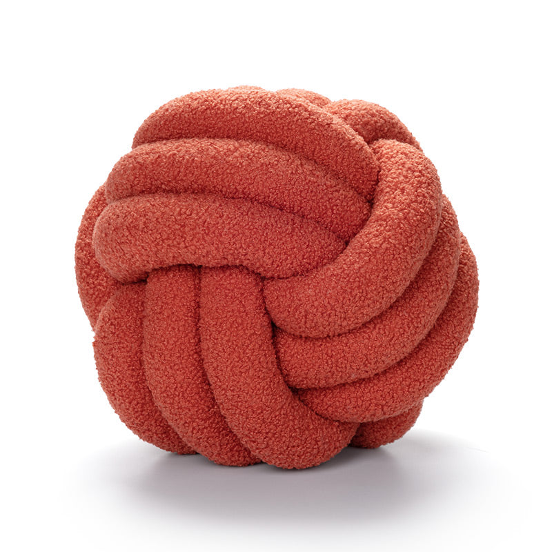 Soft Knot Cushion knotted ball pillow, view 10