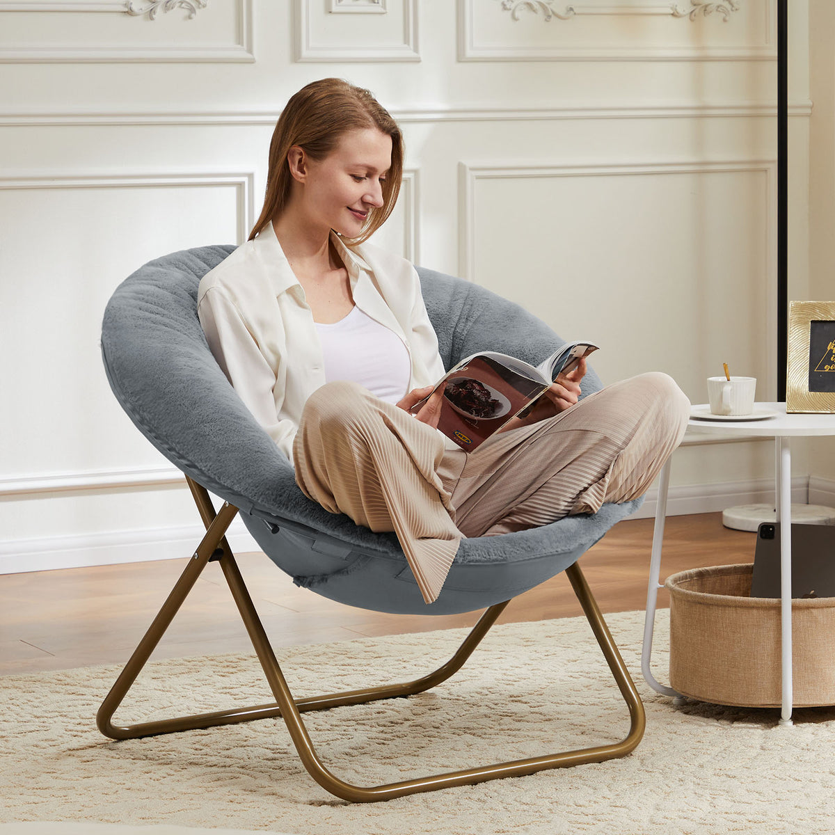 Saucer chair frame and legs