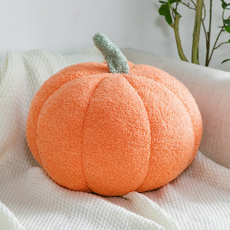 Orange pumpkin pillow