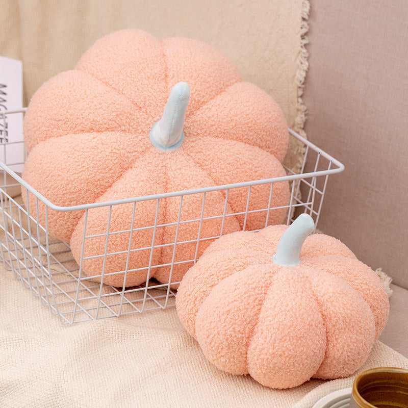 Blossom pink pumpkin pillow