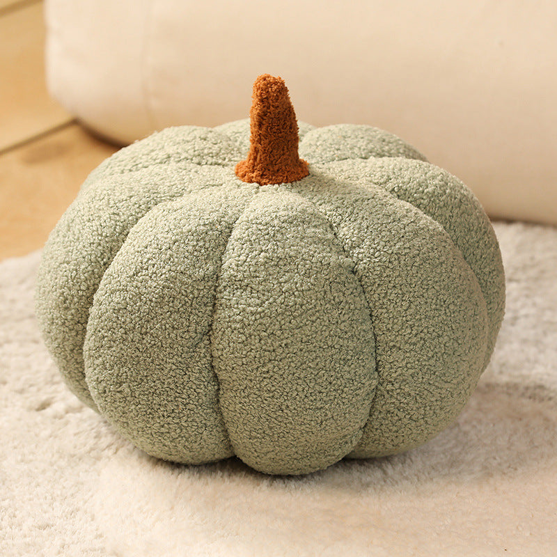 Light green pumpkin pillow