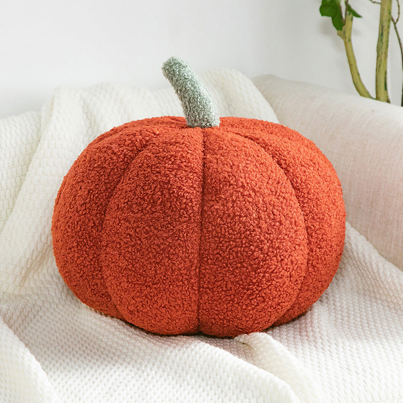 Red pumpkin pillow